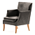 Sleek Modern Armchair: Perfect for Any Occasion 3D model small image 1