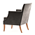 Sleek Modern Armchair: Perfect for Any Occasion 3D model small image 2