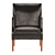 Sleek Modern Armchair: Perfect for Any Occasion 3D model small image 3