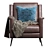 Luxury Cambridge Leather Armchair 3D model small image 4