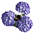 Elegant Hydrangea Branches Vase 3D model small image 13