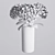 Elegant Hydrangea Branches Vase 3D model small image 26