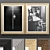 Modern Art Frame Set | 2 Frames | 4 Textures | 50x70 cm Size 3D model small image 1