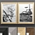 Modern Art Frame Set 3D model small image 1