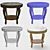 Elegant Roberto Giovannini Side Table 3D model small image 4