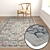 Versatile High-Quality Carpets Set 3D model small image 5