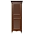 Classic Wood Wardrobe 3D model small image 1