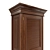 Classic Wood Wardrobe 3D model small image 3