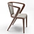 Title: Portuguese Roots Wood Chair 3D model small image 3
