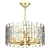 Diora 4121-8 Chandelier: Classic Elegance with 8 Lights 3D model small image 1