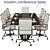 Modern Conference Table 01 3D model small image 1