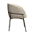 Sleek RIMO Chair: Customizable Comfort 3D model small image 3