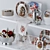 Vintage Christmas Decor Set 3D model small image 10