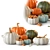 Harvest Pumpkin Decor Set 3D model small image 2