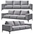 Emerson KAZA: The Ultimate Sofa 3D model small image 1