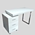 Ashby Writing Desk: Sleek and Stylish Home Office Essential 3D model small image 4