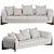 Porada Softbay: Stylish Comfort for Any Space 3D model small image 1