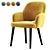 Modern Martin Chair: Sleek Design & Versatile 3D model small image 1