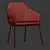 Elegant Stanley Dining Chair 3D model small image 4