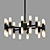 Elegant Draven Chandelier 3D model small image 1