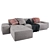 Elegant Living Divani Sofa | Luxury Design 3D model small image 3