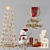 Festive Holiday Decor Set 3D model small image 1