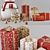 Festive Holiday Decor Set 3D model small image 2