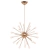 Modern Silver Impulse Chandelier 3D model small image 1