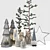 Elegant Festive Decor Set 3D model small image 1