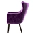 Elegant Alyssa Velvet Armchair 3D model small image 2