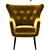 Elegant Alyssa Velvet Armchair 3D model small image 3