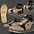 Title: Winter Collab: Jordan x Gucci Sneakers 3D model small image 5