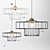 Modern Nordic Hanging Cage Lamp 3D model small image 5