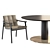 Elegant Minotti FYNN & Bellagio: Perfect Dining Duo! 3D model small image 4