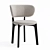 Modern Richmond Mesh Dining Chair 3D model small image 1