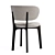 Modern Richmond Mesh Dining Chair 3D model small image 2