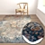 Luxury Textured Carpet Set 3D model small image 5