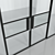 Loft Glass Partition 3D model small image 2