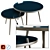 Enamelled Table Set 3D model small image 2