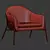 Elegant Irma Accent Armchair 3D model small image 4