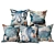 Marine Bliss Pillow Set 3D model small image 1