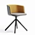 Wood Zenith: Modern CUT Chair 3D model small image 1