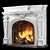 Regal Versailles Fireplace 3D model small image 1