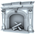 Regal Versailles Fireplace 3D model small image 2