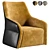 Modern Roy Armchair: PBR Textures 3D model small image 1