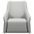 Modern Roy Armchair: PBR Textures 3D model small image 4
