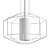 Elegant Silhouette 5216 Pendant Light 3D model small image 1