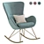 Lux Velvet Wing Rocker 3D model small image 11