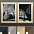 Elegant Art Frame 660: 2 frames with 4 textures 3D model small image 1