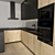 Modern Corner Kitchen with Samsung Appliances 3D model small image 2